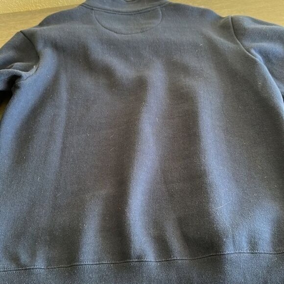 E5, Navy sweatshirt pullover, size large - Picture 4 of 5